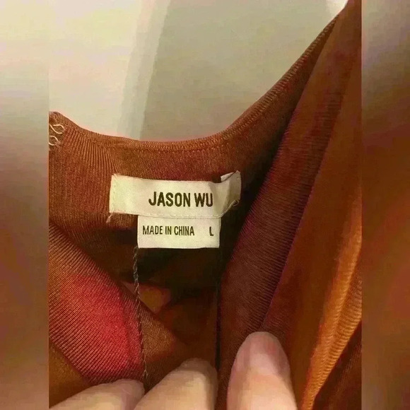 NWT Jason Wu Cowl Neck Jumpsuit. Size L - Picture 4 of 7